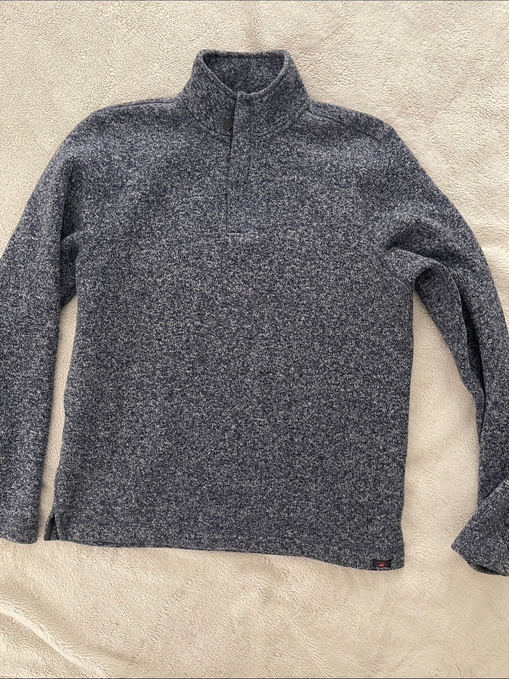 Faherty 1/4 zip pullover sweatshirt Men’s M blue